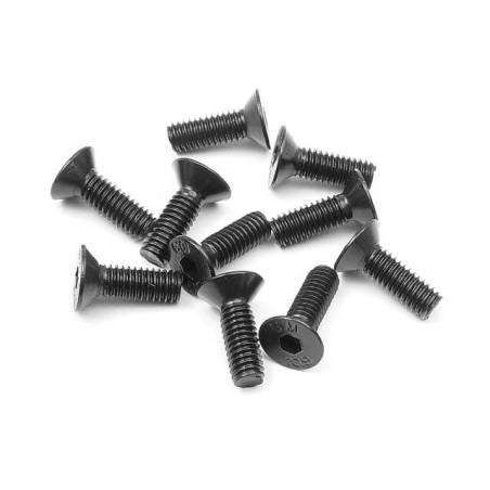 Tornillo hexagonal cabeza avellanada M4x12 (10) Xray 903412