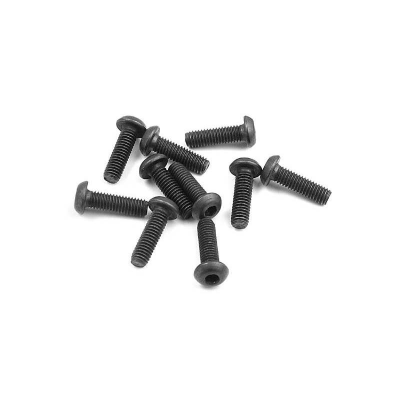 Tornillo hexagonal cabeza botón M3x10 (10) Xray 902310