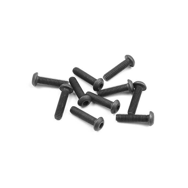 Tornillo hexagonal cabeza botón M3x12 (10) Xray 902312