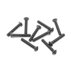 Tornillo hexagonal cabeza botón M3x18 (10) Xray 902318
