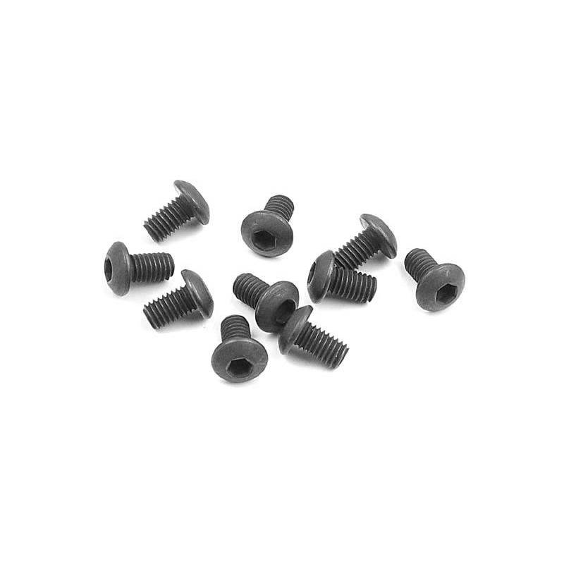 Tornillo hexagonal cabeza botón M3x5 (10) Xray 902305