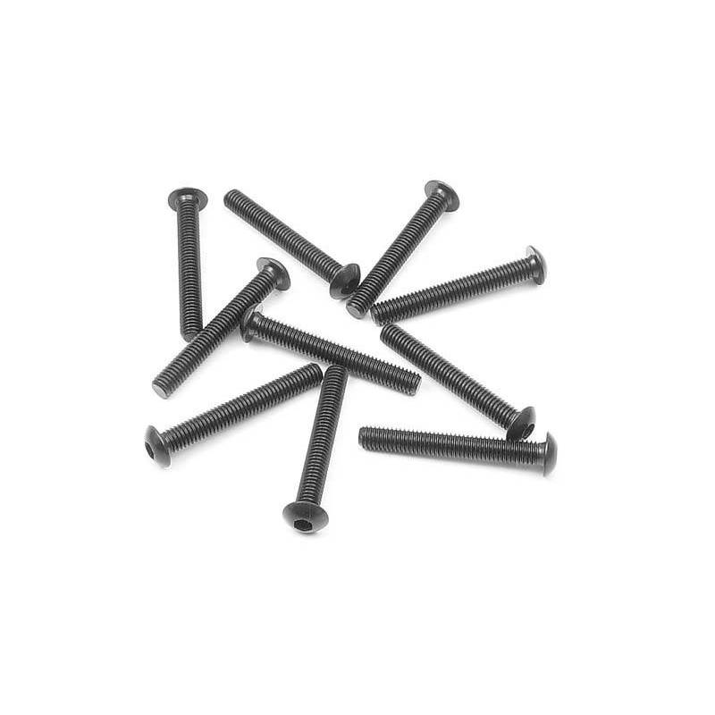 Tornillo hexagonal cabeza botón M3x22 (10) Xray 902322