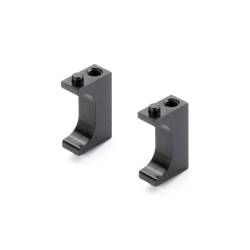 Soporte aluminio X4 para tope recorrido trapecio Swiss 7075 T6 (2) Xray Ref. 302102