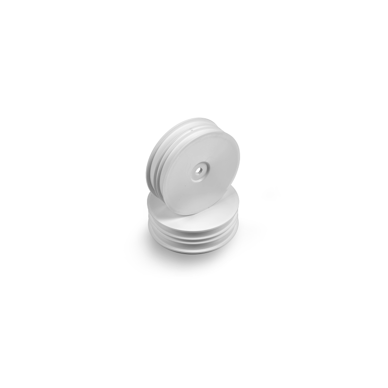 Llanta delantera estrecha Aerodisk 2WD blanco (2) Xray 329914-M