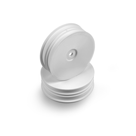 Llanta delantera estrecha Aerodisk 2WD blanco (2) Xray 329914-M