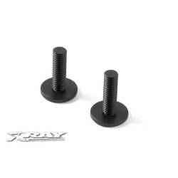 Tornillos soporte trasero carrocería medium (2) Xray 341360-M