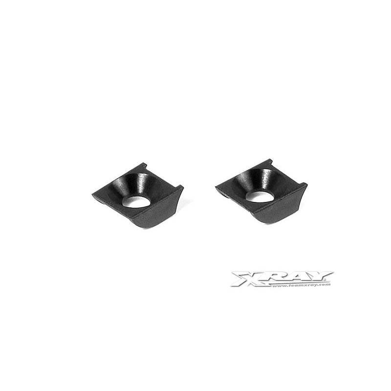 Soporte plástico rodamiento eje intermedio T3 (2) Xray Ref. 302069