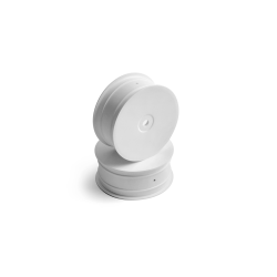 Llanta delantera 4WD hexágono 12 mm blanca (2) Xray 369912