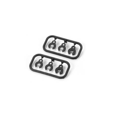 Caster clips (2) XB8 Xray 352381