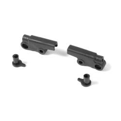 Composite front anti-roll bar holder + eccentric sin upstop (2+2) Xray Ref. 332411