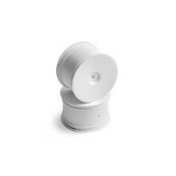 Llanta trasera Aerodisk 2WD/4WD hexágono 12 mm IFMAR blanco duro (2) Xray 329913-H