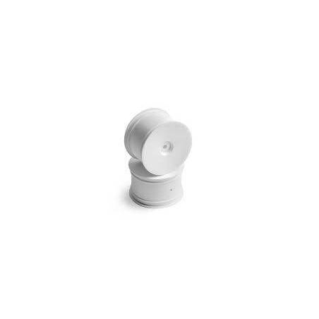 Llanta trasera Aerodisk 2WD/4WD hexágono 12 mm IFMAR blanco duro (2) Xray 329913-H