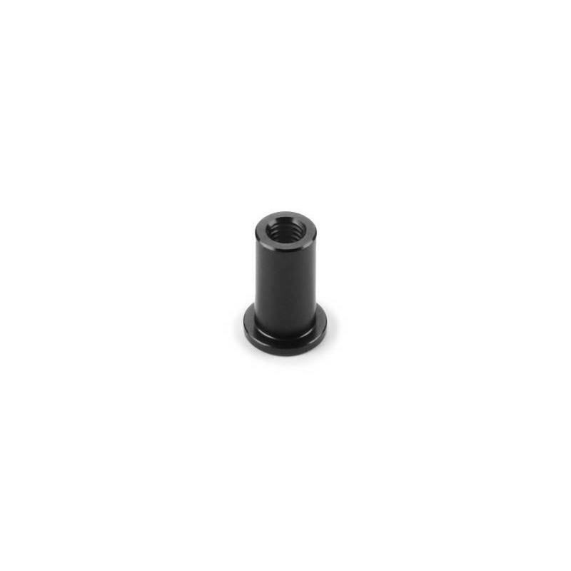 Soporte aluminio placa radio negro Xray 346410
