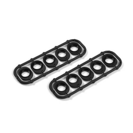 Casquillos altura eje trasero set V2 (2) Xray 372070