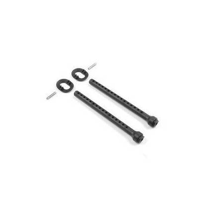 Set soportes delanteros carrocería 6 mm duros Xray 301322-H