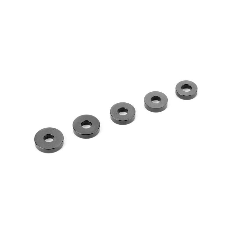 Set arandelas aluminio 3x7 / 7.5 / 8 / 8.5 / 9 x 2mm Xray Ref. 302530