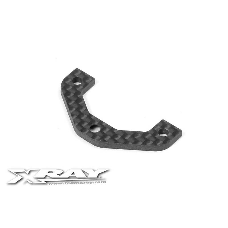 Soporte superior trasero carbono 2.0 mm Xray 361180