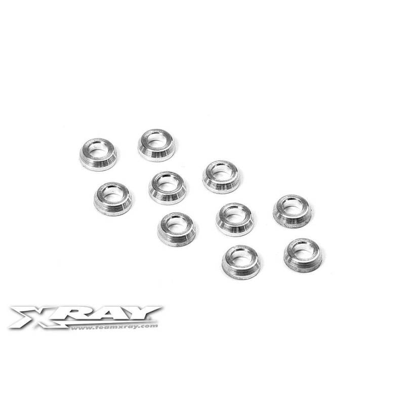 Arandela cónica aluminio 3x6x2.0 mm (10) Xray 362280