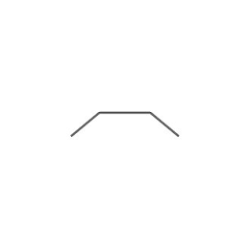 Barra estabilizadora delantera puente superior XB2 1.0mm Xray Ref. 322490