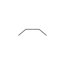 Barra estabilizadora delantera puente superior XB2 1.1mm Xray Ref. 322491