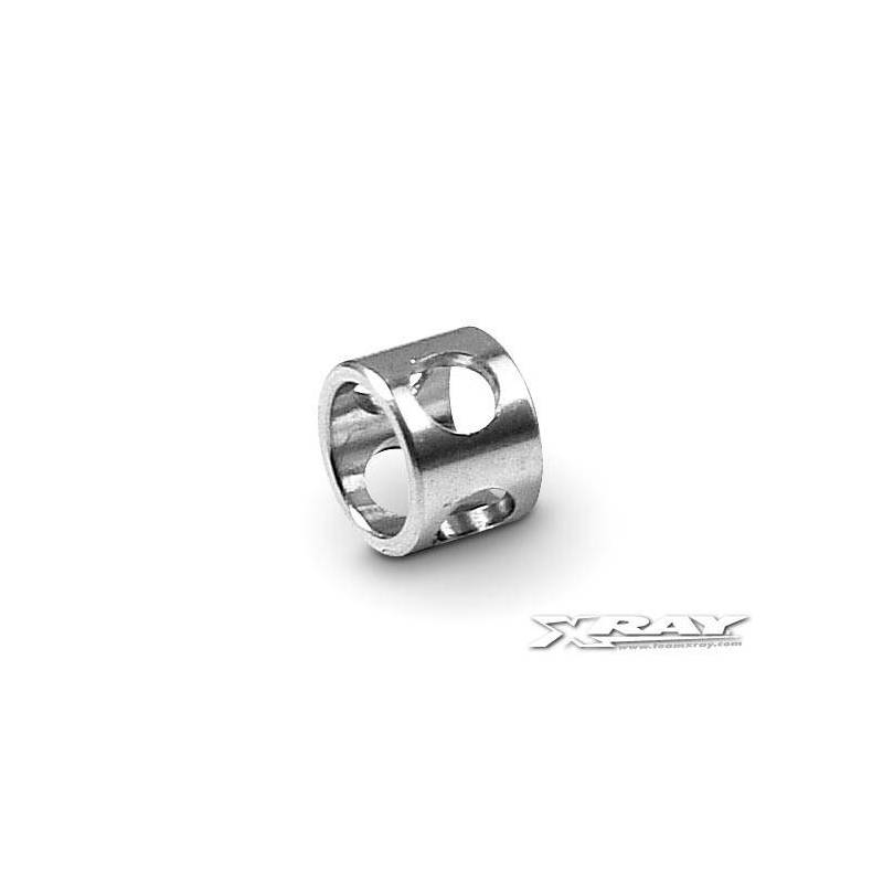 Collar posicionamiento eje intermedio aluminio corto ligero Xray 345732