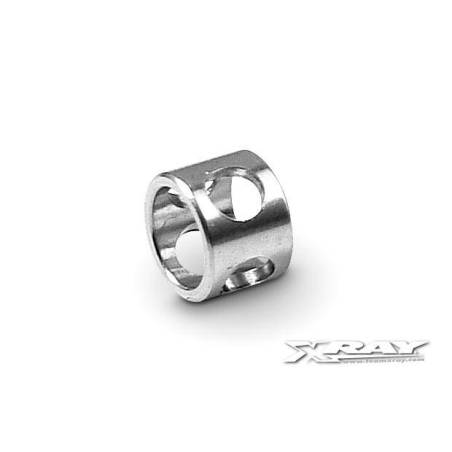 Collar posicionamiento eje intermedio aluminio corto ligero Xray 345732
