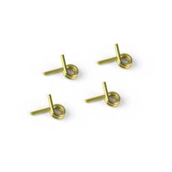 Muelles embrague 4 mazas dorado soft (4) Xray 358480