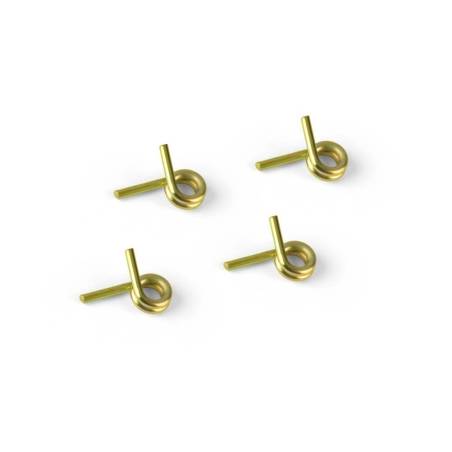 Muelles embrague 4 mazas dorado soft (4) Xray 358480
