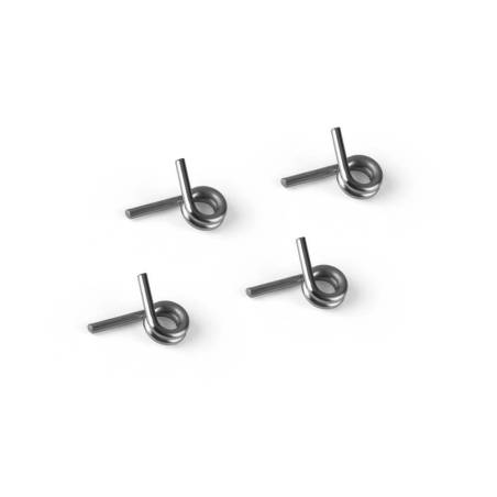 Muelles embrague 4 mazas gris medium (4) Xray 358481