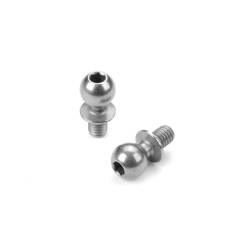Bola acero endurecido 5.4 mm rosca 4 mm niquelada (2) Xray 362654