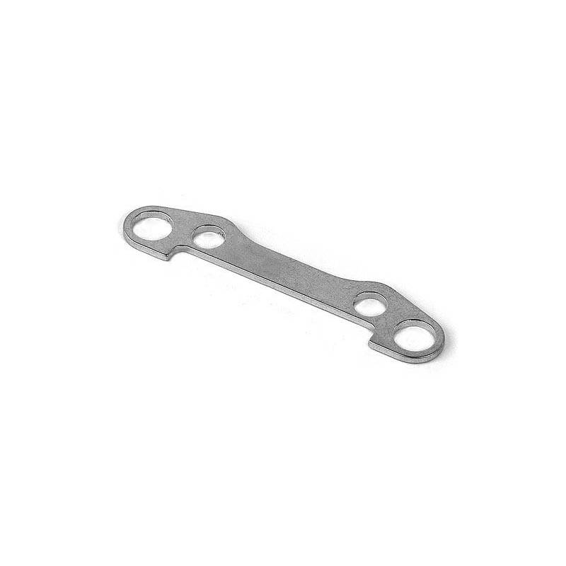 Soporte acero placa XB808 delantera corte láser Xray 352317