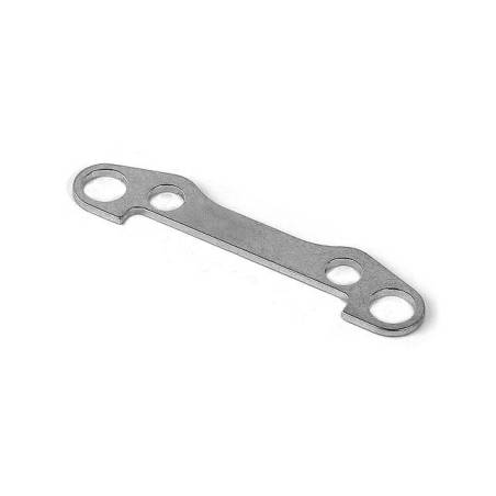 Soporte acero placa XB808 delantera corte láser Xray 352317