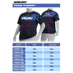 Xray team T-shirt (XL) Xray 395014
