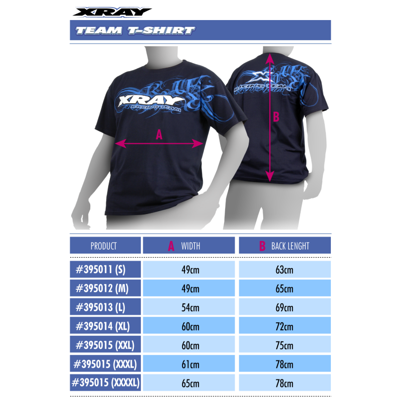 Xray team T-shirt (XL) Xray 395014