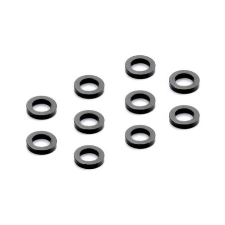 Arandela aluminio 3x5x1.0 mm negro (10) Xray 303141-K