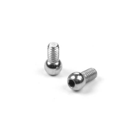 Bola acero 3.8mm rosca 4mm para barra estabilizadora (2) Xray Ref. 302433