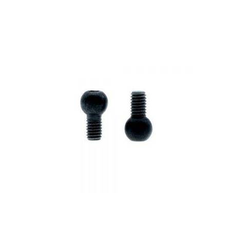 Bola acero 4.9mm rosca 4mm para barra estabilizadora Xray Ref. 302432