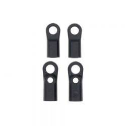 Rótula plástico bola 4.9mm delantera + trasera abierta (2+2) Xray Ref. 302666
