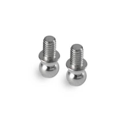Bola acero 3.8mm rosca 2.5x4mm para barra estabilizadora (2) Xray Ref. 302434