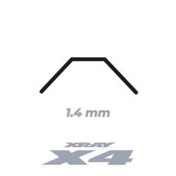 Barra estabilizadora X4 trasera 1.4mm Xray Ref. 303824