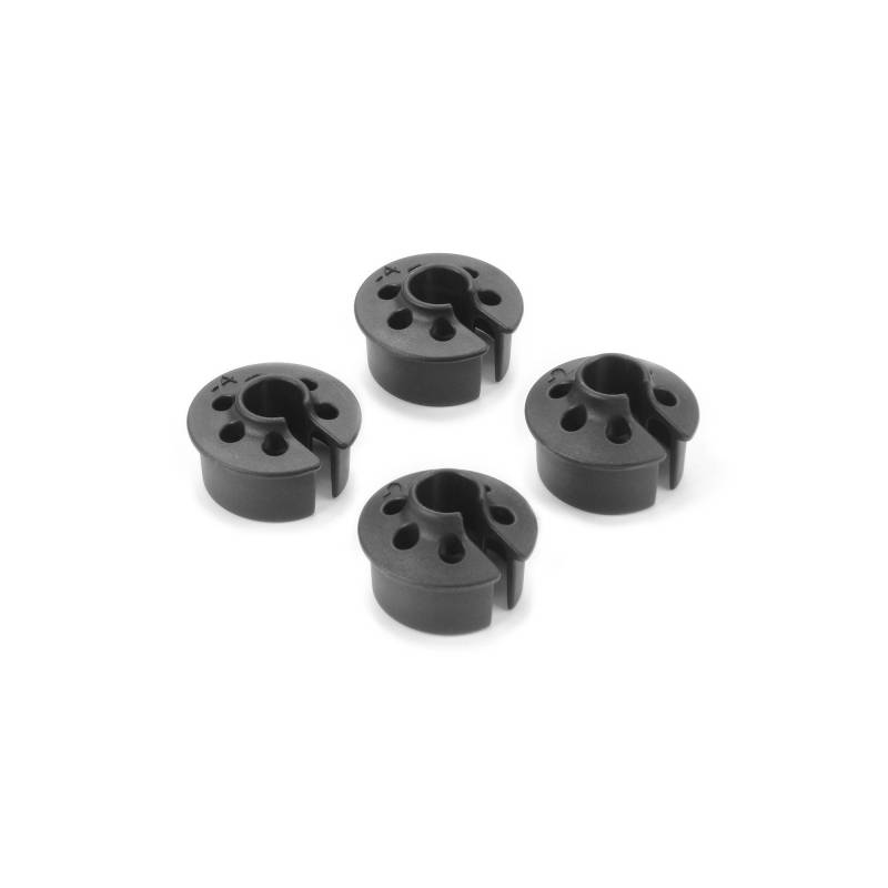 Cazoletas plástico -2/-4 mm amortiguador big bore (2+2) Xray 368024