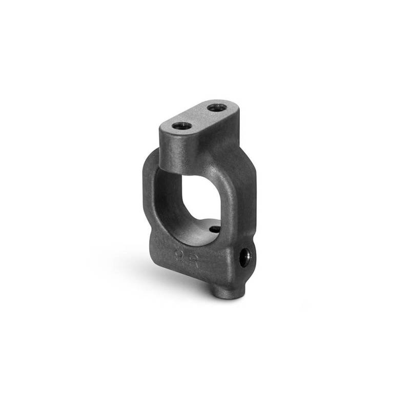 Portamangueta derecha plástico C-Hub 9° grafito Xray 362210-G