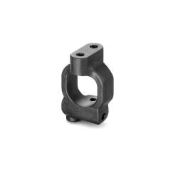 Portamangueta izquierda plástico C-Hub 9° grafito Xray 362220-G