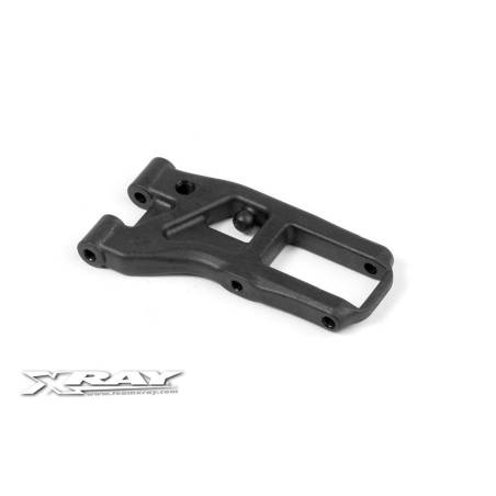 Trapecio delantero grafito 1 agujero Xray Ref. 302167