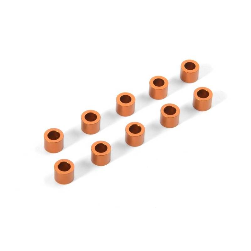 Arandela aluminio 3x5x4.0 mm naranja (10) Xray 303144-O