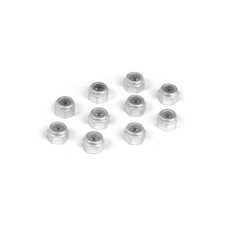 Tuercas aluminio M3 (10) Xray 960031