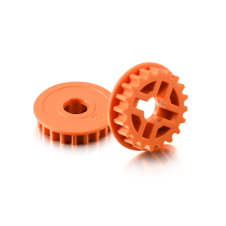 Polea fija 20T baja fricción grafito (2) Xray 305577-O