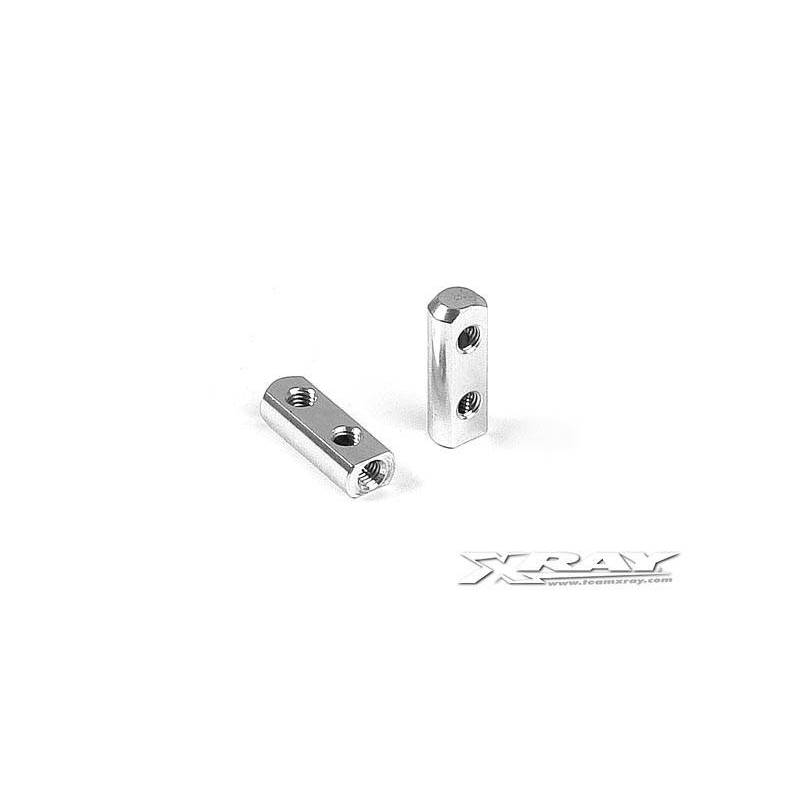 Soporte montaje servo aluminio (2) Xray 376255