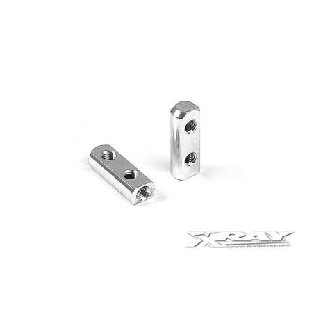Soporte montaje servo aluminio (2) Xray 376255