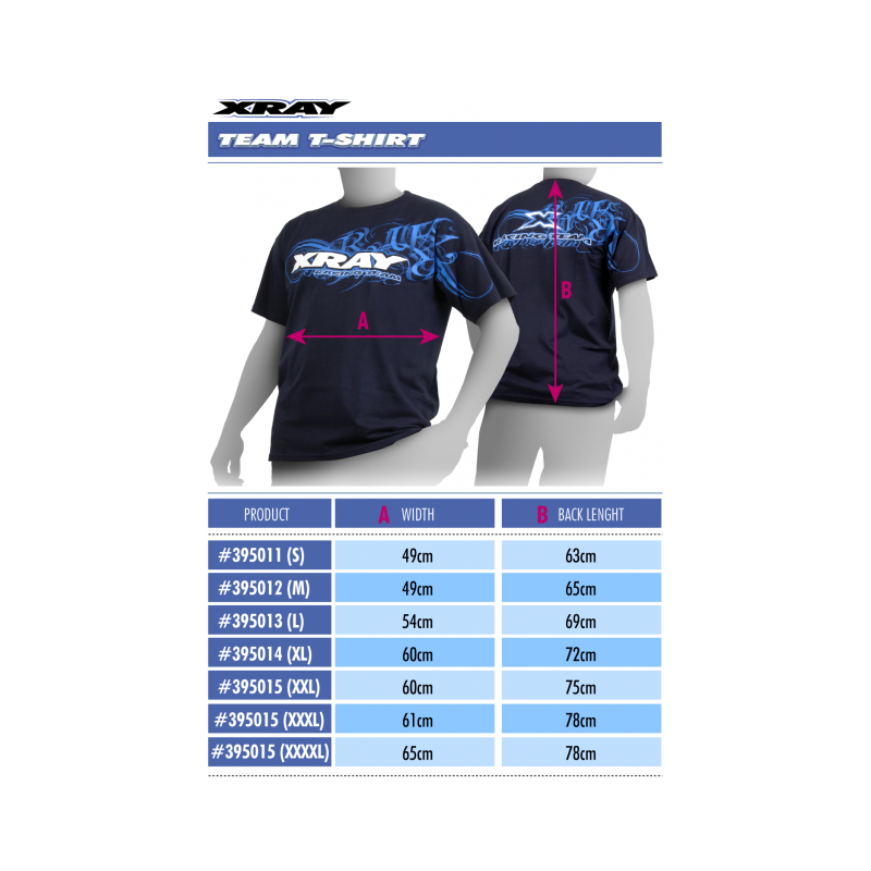 Camiseta Xray XXXL Xray 395015XXXL
